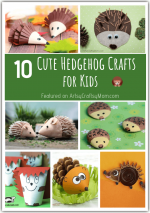10 Adorable Hedgehog Crafts for Kids