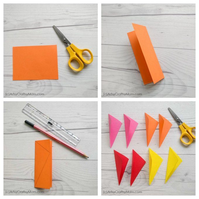 Make this DIY Popup Kite Card for Sankranti - a festival that's incomplete without kites! This bright & colorful card requires just craft paper & cardstock.