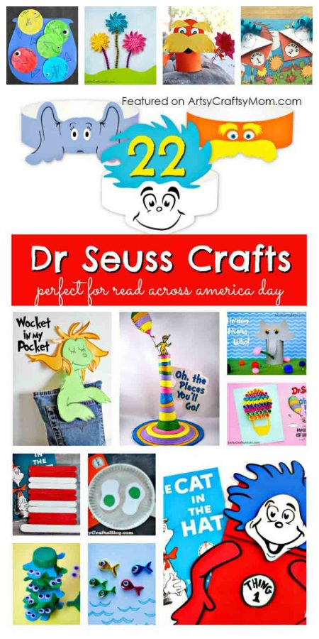 On Dr Seuss Day, let's celebrate the father of wit & wisdom with these simple Seuss Crafts for kids! As he says, "These things are fun and fun is good!"