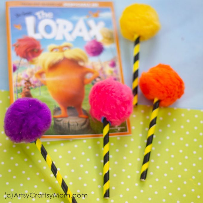 The Lorax loved his trees, and so should you! Spread the love for our planet with a Lorax inspired Truffula Tree Craft, based on Dr Seuss' favorite book!