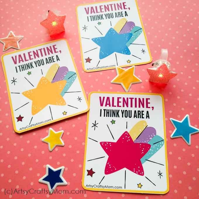 Let your Valentine know what they mean to you with these 'You're a Star, Valentine' Free Printable Tags! Attach it to a gift, a box of candy or a bouquet!