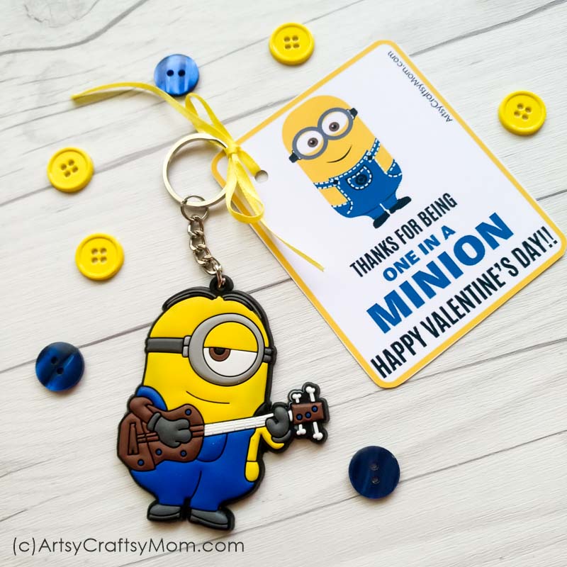 Free You are one in a Minion Valentine Printable Insta 1