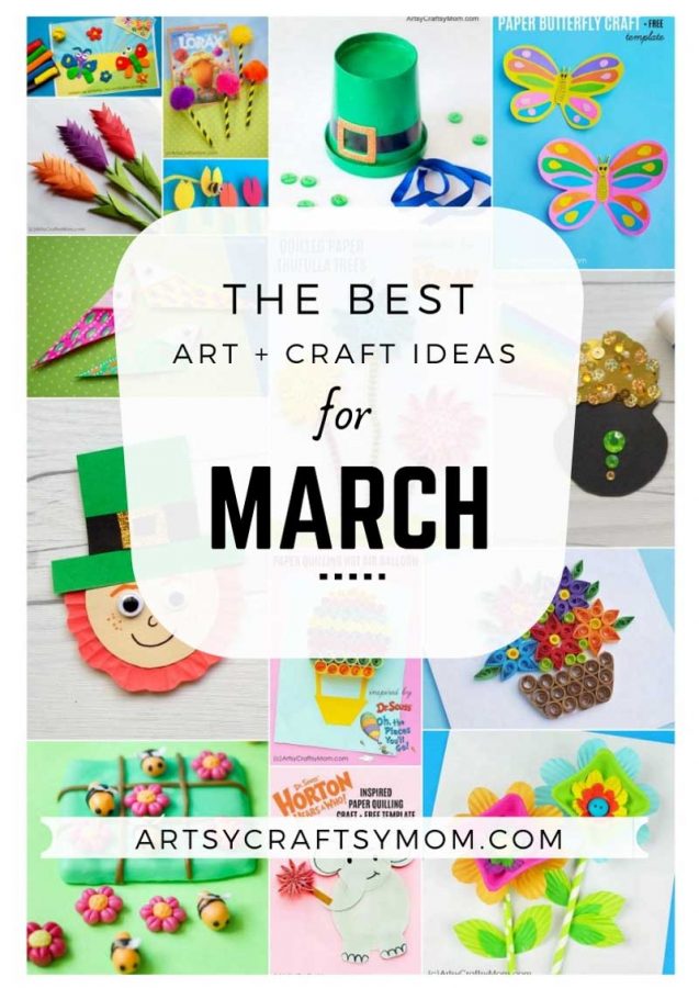 Fun Holiday Crafts for Kids to make in March| Art and Craft Activities for the month of March