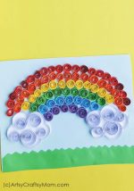 Quilled Rainbow Craft for St Patrick’s Day