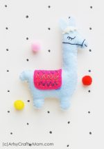 Felt Llama Craft for Kids