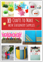 10 Cute Crafts to Make with Stationery Supplies