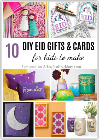 Looking for gift ideas for Eid? Why not make your own, with these DIY Eid Gifts and Cards ideas that are perfect for kids to make and gift their friends!