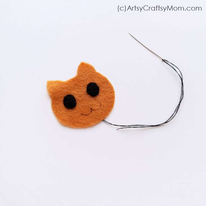 This DIY Felt Cat Plushie is the perfect gift for a cat lover in your life! With a free downloadable template, you can turn this into an ornament or charm.