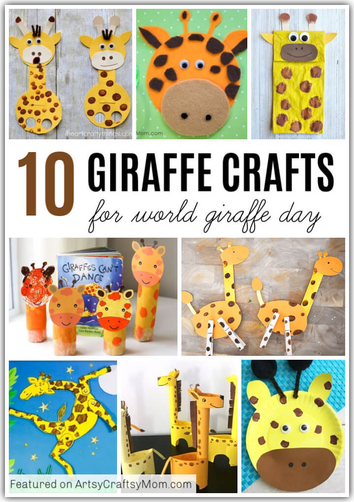 10 Groovy Giraffe Crafts For Kids World Giraffe Day Crafts