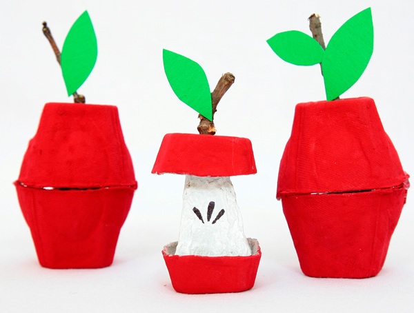 Don't throw away those egg cartons! Instead, use your creativity and turn them into some cute little egg carton crafts for kids! Now that's smart recycling!
