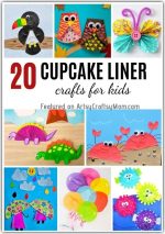 20 Easy Cupcake Liner Crafts for Kids