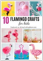 10 Fancy Flamingo Crafts for Kids