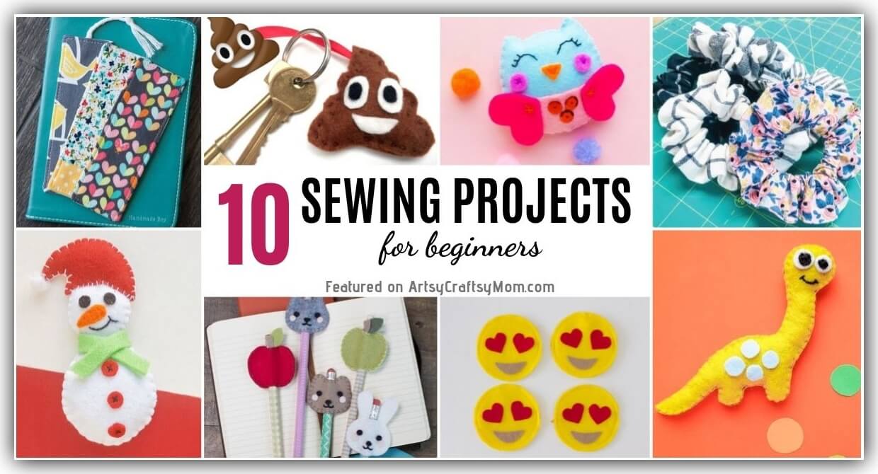 10 Simple Sewing Projects for Beginners | Sewing Crafts for Kids