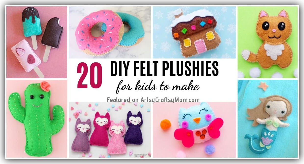 20 Adorable DIY Felt Plushies for Kids