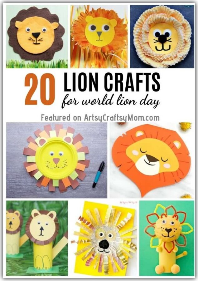 Get roaring with these incredibly cute and easy lion crafts for kids! Celebrate these majestic animals in time for World Lion Day on 10th August.