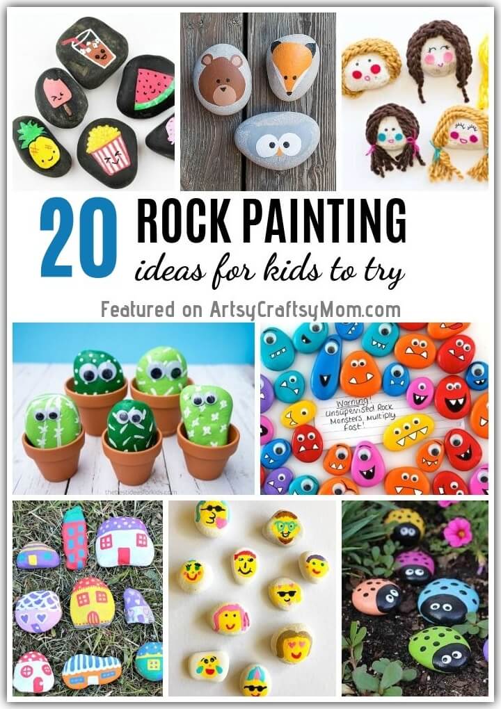 20 Awesome Rock Painting Ideas For Kids To Try
