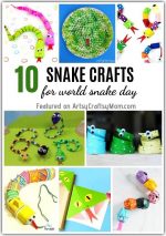 10 Sassy Snake Crafts for Kids
