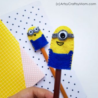DIY Felt Minion Pencil Topper | Back to School Craft