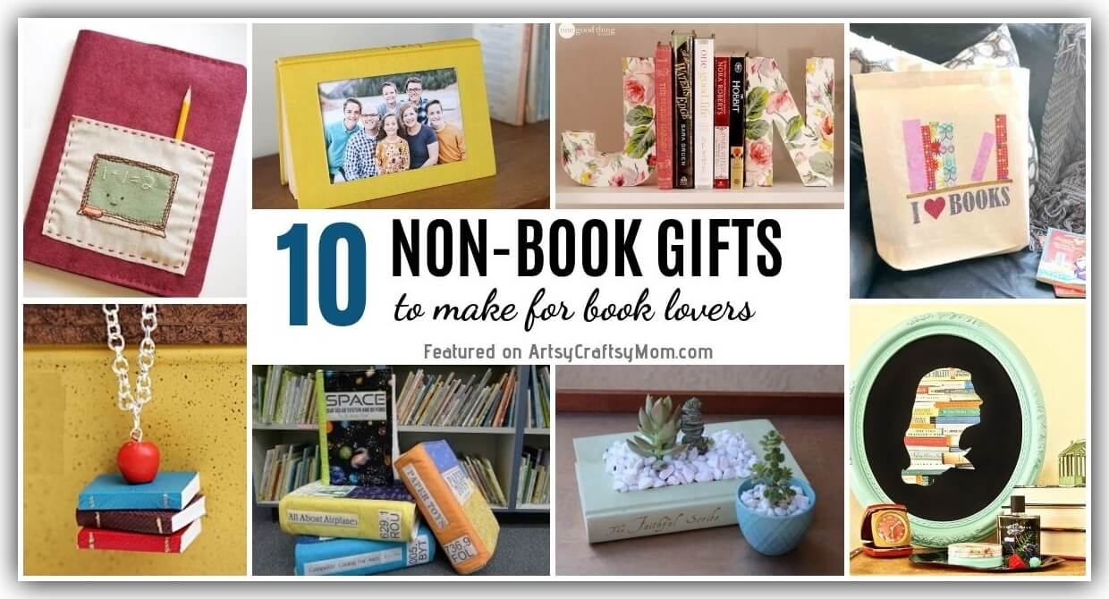 10 Easy and Cute DIY Gifts for Book Lovers  Book gifts diy, Book lovers  gifts diy, Book lovers gifts