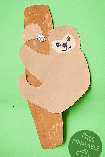 Have fun with the adorable sloth by making these super cute sloth crafts for kids! Just in time for International Sloth Day on 20th October!