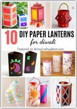 10 DIY Paper Lanterns for Diwali