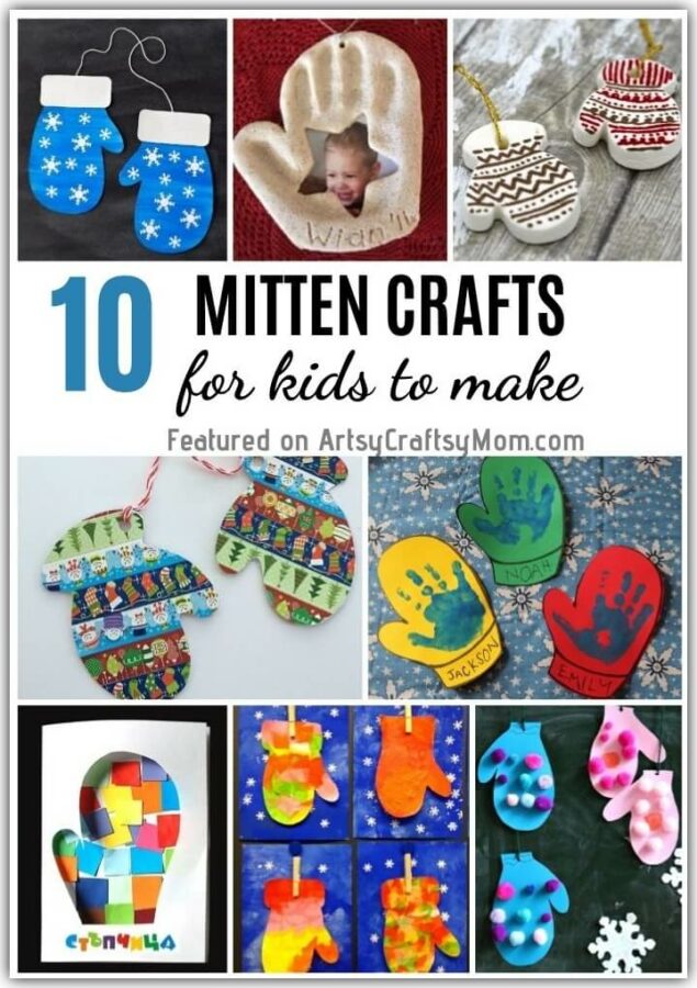 Mittens keep those little hands warm, but they also make great craft ideas! Check out these magical mitten crafts for kids to stay busy this season!