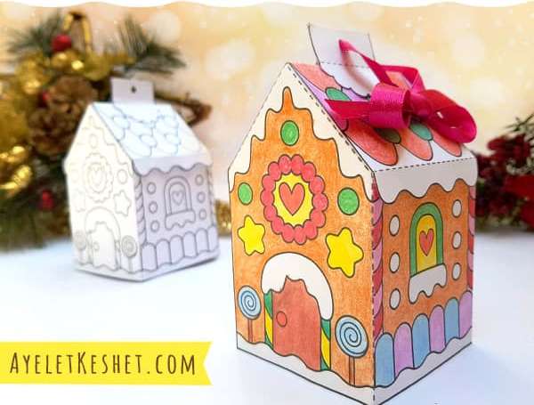 Decorate and set up your own gingerbread dwelling with these Gorgeous Gingerbread House Crafts for Kids! Lots of crafts with paper, cardboard, felt & more!