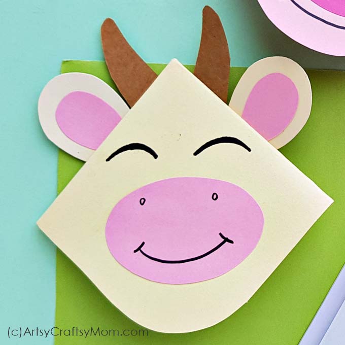 These adorable DIY Farm Animal Corner Bookmarks are just what you need to mark your place in your favorite book! Perfect spring craft for school kids!
