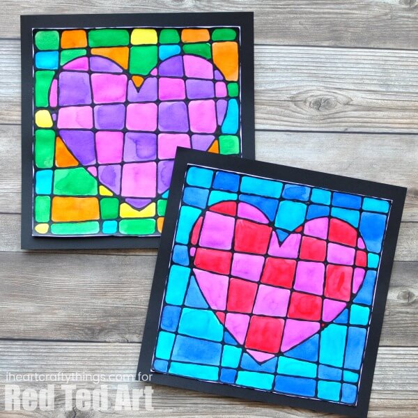 Need a handmade, simple Valentine's gift? There can't be anything better than these easy to make Valentine Art Projects you can Gift your Loved Ones!