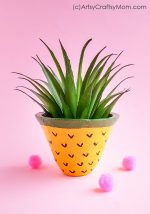 DIY Pineapple Planter Art