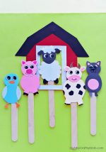 Printable Farm Animal Puppets