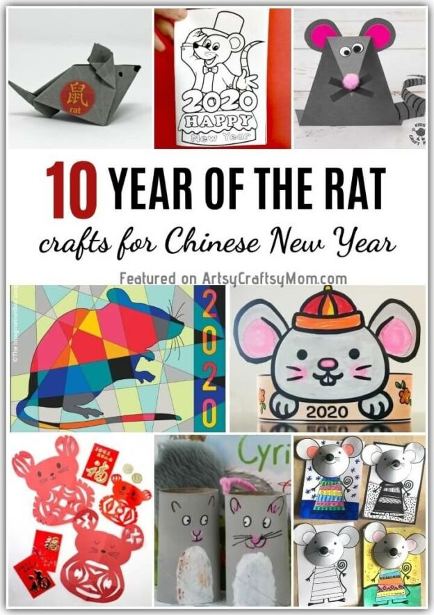 10 Year of the Monkey Chinese New Year Crafts - Artsy Craftsy Mom