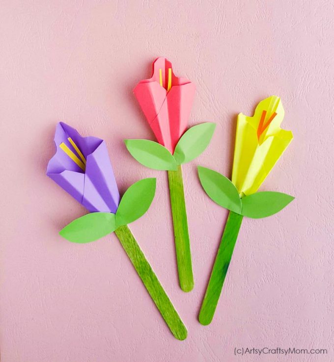 Our Paper Calla Lily Craft proves that you don't have to spring to officially arrive to start celebrating it! Gather some colored paper and get crafting!
