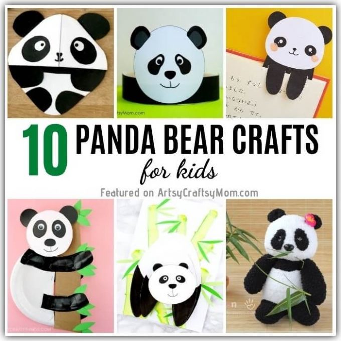 They're cute and some of them know Kung Fu - our playful panda crafts for kids celebrate the cute and cuddly national animal of China - the panda!