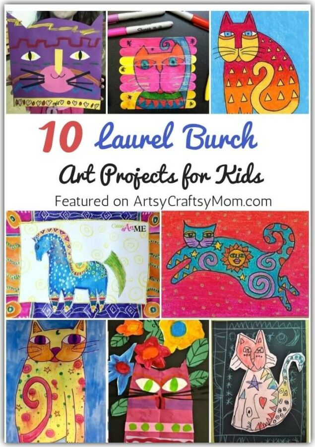 Laurel Burch was an artist who fought through adversities & ended up shining through art.Learn more about her with these Laurel Burch Art Projects for Kids.