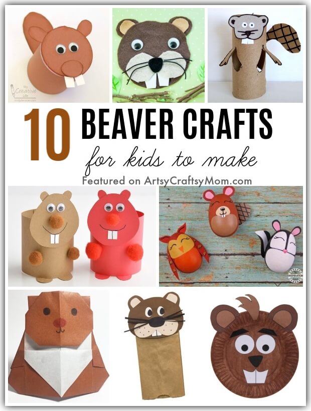 You don't have to live in Canada to make this beaver crafts for kids! Celebrate this adorable animal for International Beaver Day on 7th April.