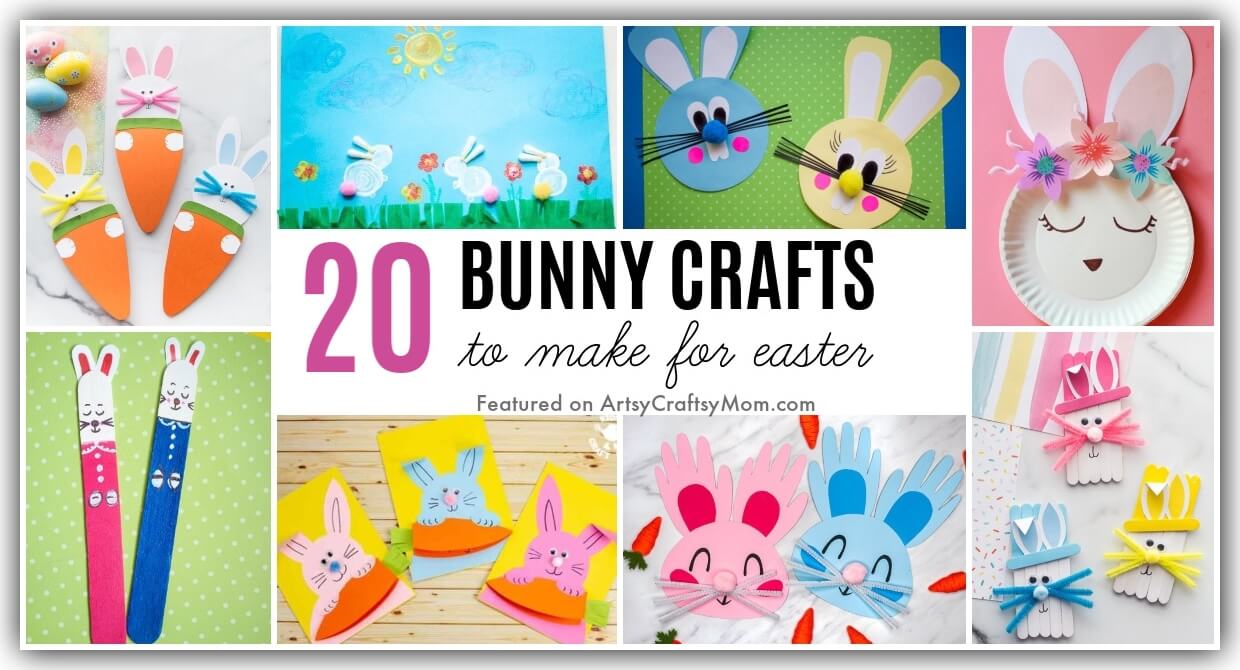 20 Adorable Bunny Crafts for Easter