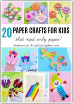 20 Paper Crafts for Kids – that need Only Paper!