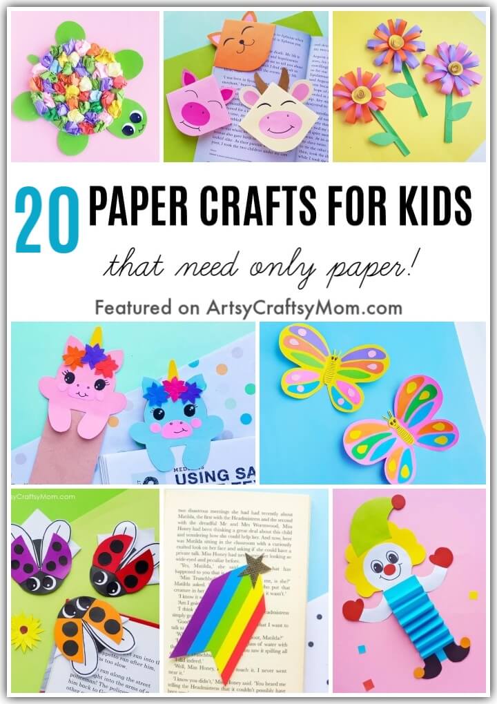 Cute Paper Craft Ideas for Kids, paper, craft