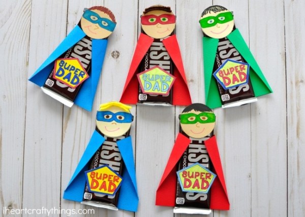 Let Dad know that he's the superhero in the family, with these awesome superhero Dad crafts! From gifts to cards, there's something for every age to make!