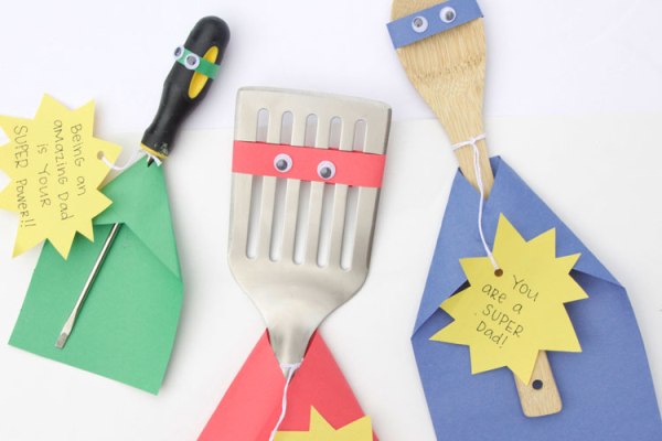 Let Dad know that he's the superhero in the family, with these awesome superhero Dad crafts! From gifts to cards, there's something for every age to make!