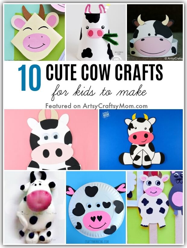 The humble cow gives us so much, which means she needs to be appreciated! Celebrate Cow Appreciation Day on 7th July with these cute cow crafts for kids!