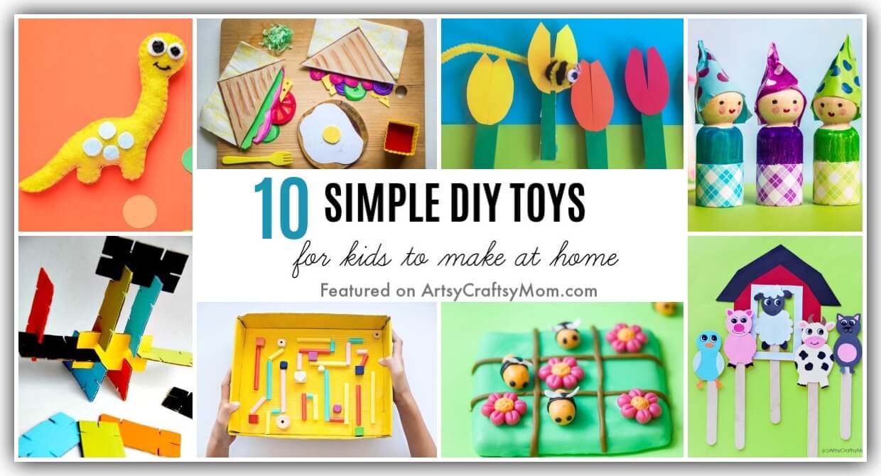 5 Simple Handmade Toys for Kids  Handmade toys, Kids toys, Diy for kids