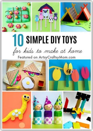 Bored at home and toy stores aren't yet open? No problem, here are 10 Easy DIY Toys that you can make at home - fun, frugal and fantastic!