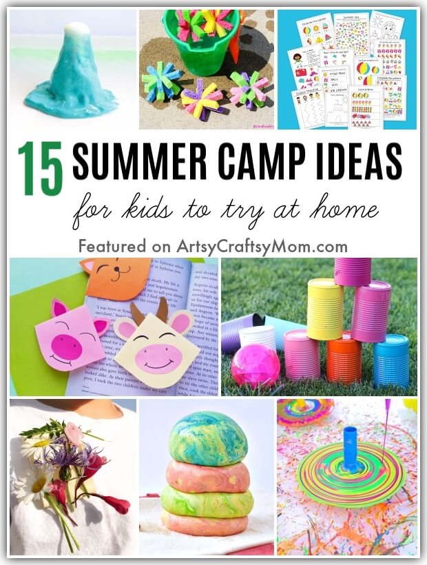Summer camps may be cancelled but fun isn't! Have your own DIY staycation this summer with these easy ideas to plan an awesome summer camp at home for kids.