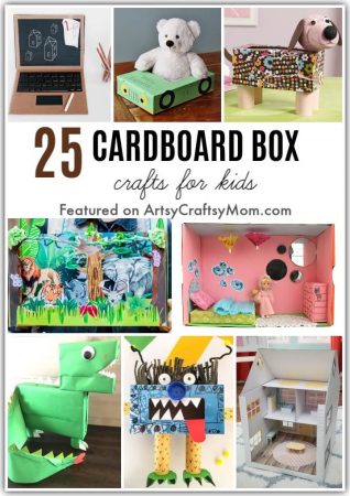 Don't let a single box go to waste - check out these Awesome Things to make with Cardboard Boxes instead! Whatever the box size, we have a craft for you!