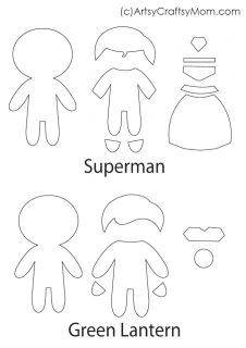 If you secretly have a favorite superhero, now's your chance to bring it out! Check out our DC Superhero Paper Puppet Craft - with Free Printable Template!
