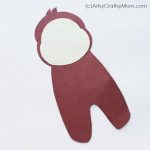 Printable Monkey Bookmark + Free Template