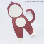 Printable Monkey Bookmark + Free Template