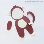 Printable Monkey Bookmark + Free Template